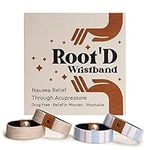 Root'd Anti Nausea Wristband | Motion Sickness Bands, Morning Sickness Relief - Sea Bands for Motion Sickness & Travel, Pregnancy Nausea Relief Band (Medium)