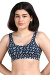 &Circus Airsoft Non Padded Sports Bra for Women | Active Wear Full Coverage Bra for Women | Comfy Full Coverage Lounge Bra | Wedding Day, L