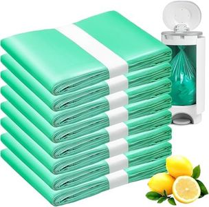 GDLVDI HOME Compatible with Diaper Dekor PLUS Diaper Pail Refills | 8 Pack Extra Thick Continuous Long-Roll Liners | Lemon Scented | Leak-Resistant Odor-Control Incontinence Disposal Bags