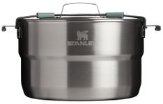 Stanley Wildfare Core 26-Piece Stainless Steel Cookset | 4 qt Pot and Lid with Fold & Lock Handle | Camping Essentials for Your Camp Kitchen