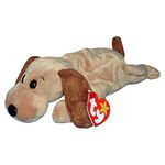 Ty Beanie Babies Bones the Brown Dog Plush Doll