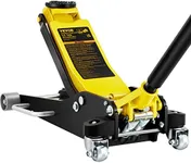 VEVOR Floor Jack, 3 Ton Low Profile Floor Jack, Aluminum and Steel Racing Floor Jack with Dual Pistons Quick Lift Pump, Floor Jack Lifting Range 3-6/11"-19-11/16"