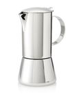 Cilio 4017166342246 Espresso Maker 10 Cups, Silver