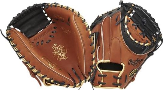 Rawlings | Heart of The Hide Catcher's Glove | Right Hand Throw | 34" - Closed Web | Color Sync 8.0 - Brown/Black/Gold