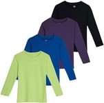 4 Pack: Girls Girl Long Sleeve Tshi