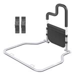 Bed Rails for Elderly Adults Safety - Stable Bed Assist Rail for Seniors - Adjustable Bed Grab Bar, Storage Bag, 2 Fixing Straps Adult Bed Rails - Easy Assembly