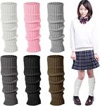 6 Pairs Kawaii Leg Warmers Japanese Style Knitted Loose Socks Leg Warmers for Girls Women Lolita Costume School (Classic Style)