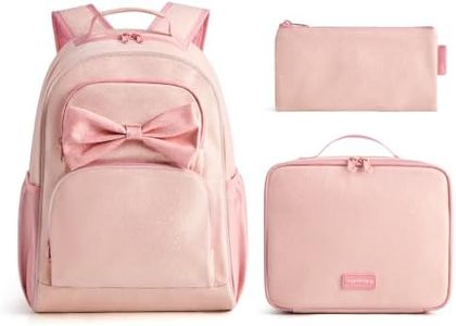 mommore Kids Backpack for Boys Girls School Backpack, Kindergarten Elementary Backpack with Lunch Box Travel Daypack