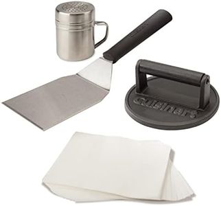 Cuisinart CSBK-400, Smashed Burger Kit, Cast Iron