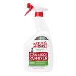 Nature's Miracle Stain and Odor Remover, Spot Stain and Pet Odor Eliminator, Enzymatic Formula, 32 Ounce Spray