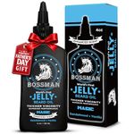 Bossman Beard Oil Jelly (4oz) - Beard Growth Softener, Moisturizer Lotion Gel with Natural Ingredients - Beard Growing Product (Magic Scent)