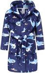 Boys Girls Bathrobes Soft Hooded Ba