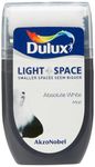 Dulux Light & Space Tester Watercolour Paint, Absolute White, 30 ml