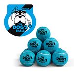 The Dog's Balls, Dog Tennis Balls, 12-Pack Blue Dog Toy, Strong Dog & Puppy Tennis Ball