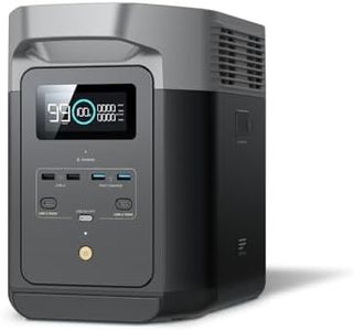 EF ECOFLOW DELTA 2 Portable Power Station | 1-3kWh Expandable | LiFePO4 Battery, 80Min Charge | 230V/50Hz India Use | Solar Generator for Home Backup, Camping, RV