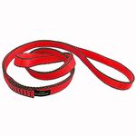 CAPARK 18MM Climbing Slings Runners 23 kN Nylon Strong Webbing Straps for Rock Climbing, Rappelling, Swing, Yoga Hammock etc (1PC Red, 24inch/60cm)