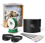 SportDOG Brand Underground Wire Electric Fence Kit with Add-A-Dog Collar - In-Ground Fence System for 2 Dogs