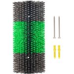 KUNBEIEN Livestock Scratch Brushes, Horse Scratcher Full Massage Brush Kit, Relieve Itching on the Back of Livestock, Suitable for Livestock, Horse, Cattle, Sheep, Pig(Green)