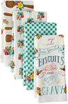 The Pioneer Woman Cotton Kitchen Terry Towels Set of 4 Biscuits and Gravy