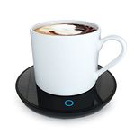 GARMEE Mug Warmer Coffee Warmer - Cup Warmer with 2 Temperature Settings Smart Tea Warmer Portable Beverage Warmer Drink Warmer for Office丨Desk丨Cocoa丨Coffee丨Tea丨Milk丨Hot Drinks