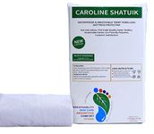 Caroline Shatuik Waterproof Mattress Protector King Deep, Moisture Wicking Anti Allergy 30cm Fitted Stretch skirt Terry Towel Mattress Protector Topper Cover (152 X 200cm)