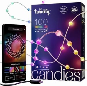 Twinkly Strings AUB-C – 100 Pearl-shaped RGB LEDs, Clear Wire, AUB-C