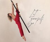 LUPIT POLE Premium Flying Pole - 45mm - 360° Rotating Aerial Dancing Pole - Portable Dance Pole Great for Home, Pole Dance Studio & Pole Fitness - Rubber Coated - Black (2000mm)