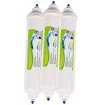 Aqualogis Water Filter Replacement for Samsung DA29-10105J DA29-10105J HAFEX/EXP, WSF-100, DA99 02131B, EF9603, HAIER LG Refrigerator Inline Water Filter (3pack)