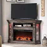 OKD 56'' Corner Fireplace TV Stand 