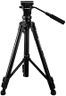 SVBONY SA402 Camera Tripod Fluid Head Aluminum, Travel Tripod with Release Plate, 64.56 inches 360 Degree Panorama Travel Tripod, for Video SLR Camera Photography Spotting Scopes