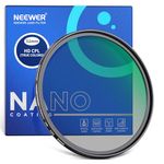 NEEWER 52mm True Colors Polarizer Filter HD Optical Glass Double Sided 30 Layer Nano Coatings Circular Polarizing Filter(CPL) Aluminum Frame/Water Repellent/Scratch Resistant/Anti Fingerprint