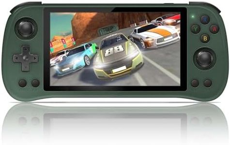 Powkiddy X55 Handheld Game Console 5.5-inch RK3566 5GWF BT Preinstalled Emulator System with 16+128GB Green