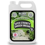 MultiWare Vinegar For Weed Killing | Weed Killer Extra Strong | Super Strength Acetic Acid Concentrated Vinegar | Patio Cleaner | Super Strong Formula | Versatile & Easy To Use | Rapid Results (5L)