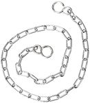 Merriway BH02253 Link Type Bath Chain with S Hook, 450mm (18 inch) - Chrome Plated