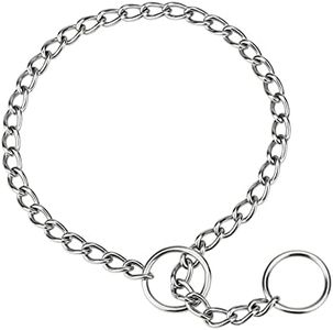 TagME Chain Choke Training Collar for Dogs, 14.2 in, 2.0 mm