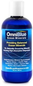 OmniBlue Ocean Minerals | Complete Mineral Replenishment | 420 mg Pure Magnesium | 70+ Trace Minerals | Pure and Naturally Harvested | Not Lab Created | No Additives | 8 oz