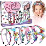 Arts and Crafts for Kids Age 6-12: Toys for 6 7 8 9 Year Old Girls | Fashion Girls Hair Accessories Craft Kit | That Allows Girls to Make Their Own Unique DIY Butterfly Hair Accessories