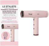 L'ANGE HAIR Le Styliste Luxury Hair Dryer | Quiet Brushless Blow Dryer with Diffuser | 1875 Watts for 4X Faster Drying | Hairdryer with 3 Heat & Speed Settings | Best Hair Dryers for Blowouts