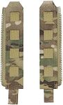 IDOGEAR SPORTS Tactical Back Panel MOLLE Zipper Kit Molle Zipper Strap with Expand Loading for Tactical Vest CPC JPC AVS (Multi-camo)