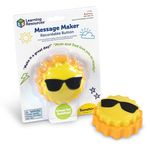 Learning Resources Message Maker Recordable Button Sunshine, 1 Pieces, Social Emotional Learning Toys, Social Emotional Learning Games