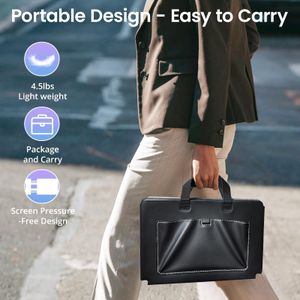 Synnov 14" Triple Laptop Screen Extender – Portable Monitor Attachment