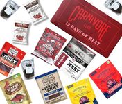 Carnivore Club 12 Days of Jerky Advent Calendar - 12 Item Gift Set Including Locallly Made Jerky Sampler Gourmet Food Gift Basket - Ultimate Gift for Meat Lovers