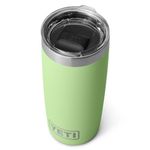 YETI Rambler Tumbler, Vaccum Insulated Stainless Steel Tumbler with Magslider Lid, Key Lime, 10 oz (296 ml)