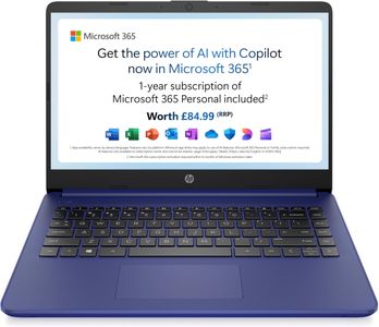 HP Stream 14” Laptop – Indigo Blue