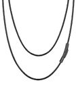 PROSTEEL Black Choker Necklace for Women Leather Cord Necklace Leather Necklace for Men