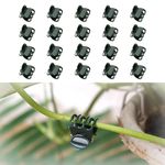 Orchid Clips Supports, 20 Pcs Plant Support Clips Plant Clips for Climbing Plants, Plant Wall Clips Plant Climbing Clips Garden Clips Plant Stem Supports for Support Flower Plant Stem Vines