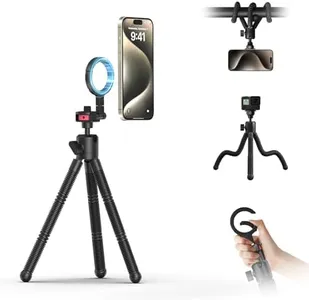 ULANZI MT30 Magnetic Flexible Tripod for iPhone with 1/4" Thread, Mini Bendable Phone Holder Stand for MagSafe & Cameras, Octopus Mini Tripod Mount for Creative Shooting & Video Recording
