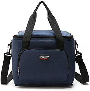 Collapsible Cooler Bag Insulated Leakproof Lunch Bag Upgraded Portable Cooler Bag for Outdoor Travel Hiking Beach Picnic Camping BBQ Party (Navy)