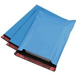 Strong Large Grey Mailing Postal Postage Bags 12 x 16" Packaging Mailers, iSOUL [Use in Parcel, Delivery, Shipping, Mail, Package] [Plastic Envelopes] Blue 100 Pack