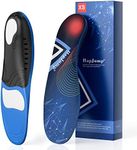 Plantar Fasciitis Pain Relief Feet Insoles Orthotics Arch Support Insoles with Motion Control Shoe Inserts Work Boot Flat Feet Comfortable for Men and Women Improve Balance, XS